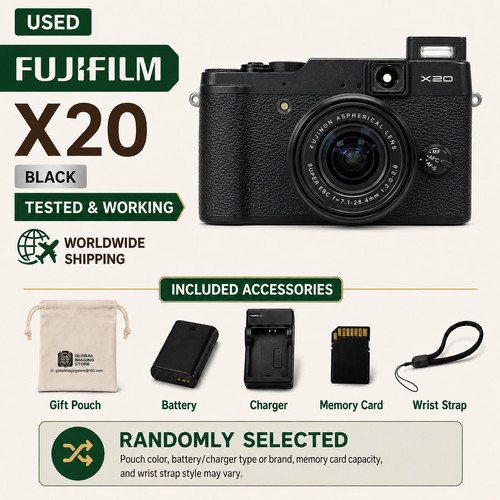 Fujifilm fuji series x20 - fujifilm, x