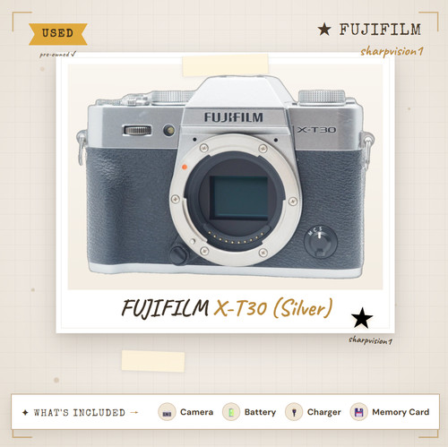 Fujifilm xt30 26mp corpo - fujifilm,