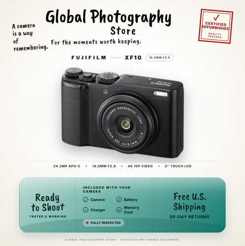 Fujifilm xf10 nero - xf10, mp