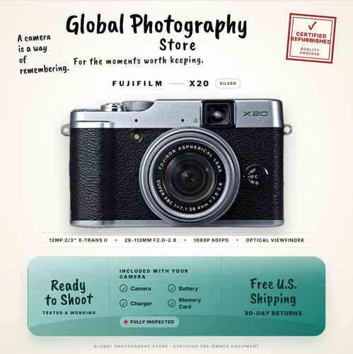 Fuji x20 argento - mp, 4x